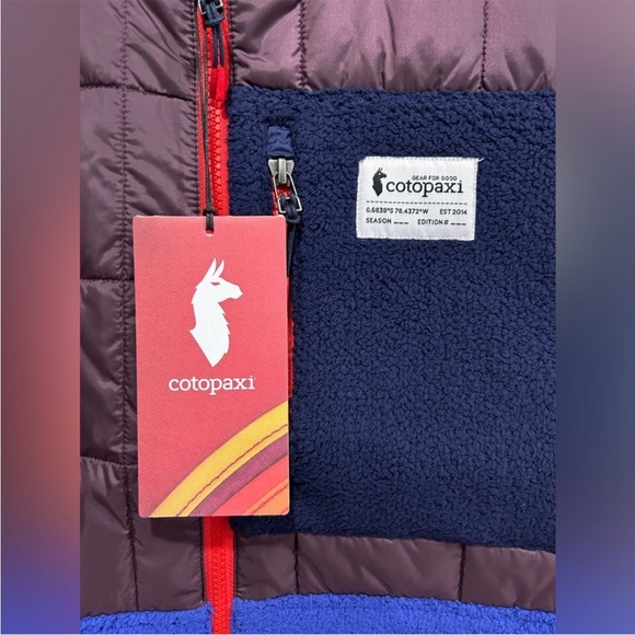 Cotopaxi Men's XL Trico Hybrid Vest Wine Violet Blue NWT Insulated Synthetic - Picture 4 of 8
